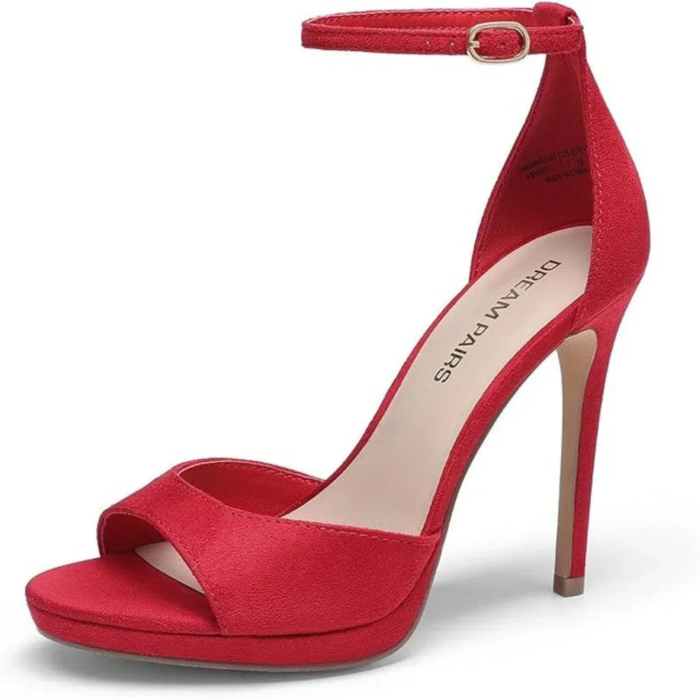 Dream Pairs Womens Size 6 Red 4.5